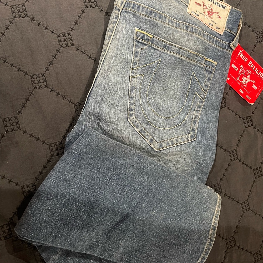 True Religion Light Blue Denim Pants